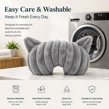 U-Shaped Pet Neck Pillow – Comfy Nap Support
