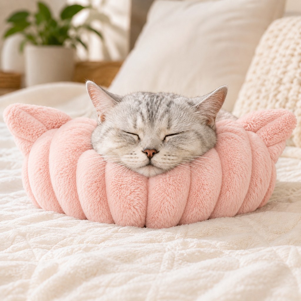 U-Shaped Pet Neck Pillow – Comfy Nap Support