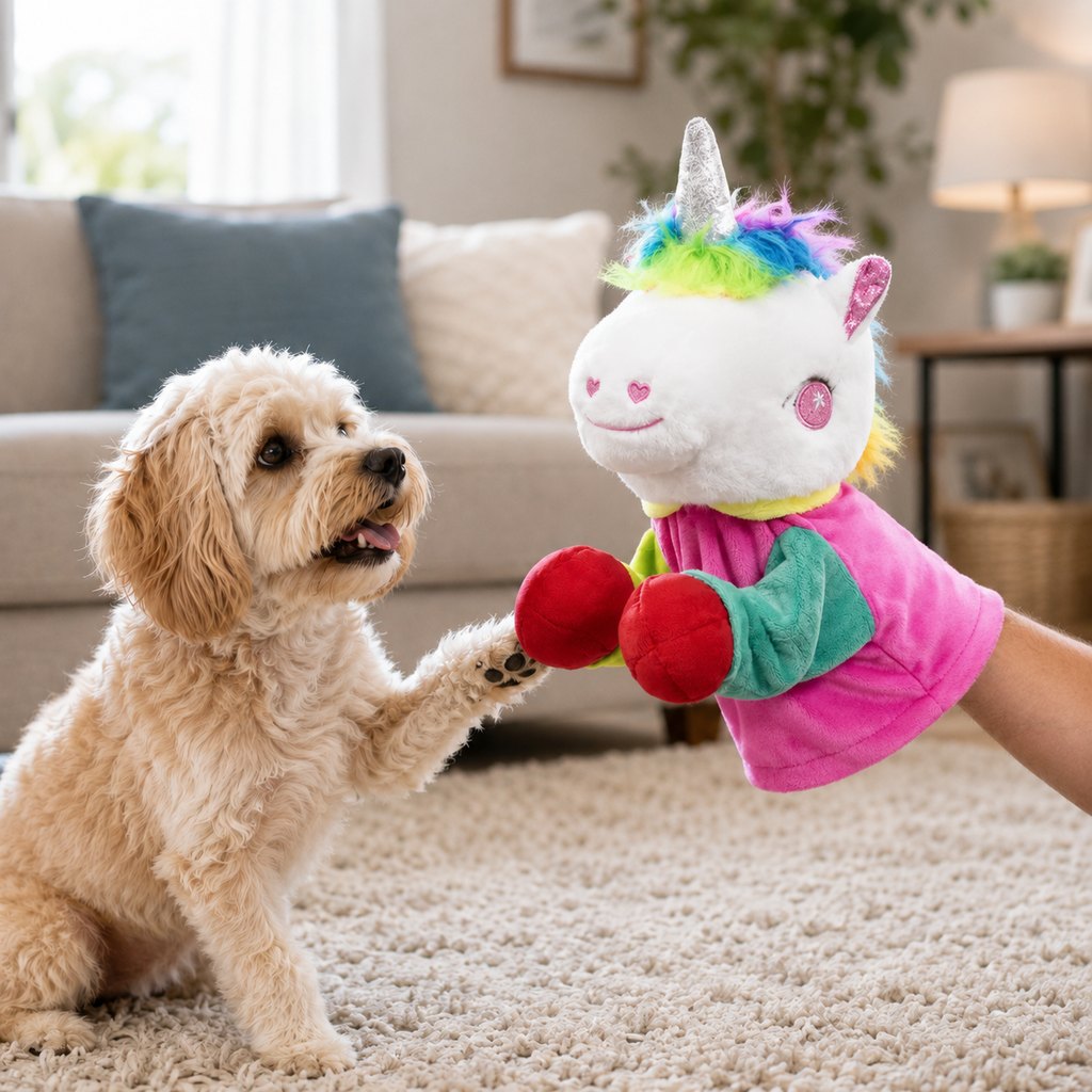 Boxing Pet Puppet Toy – Fun Squeeze-to-Punch Play