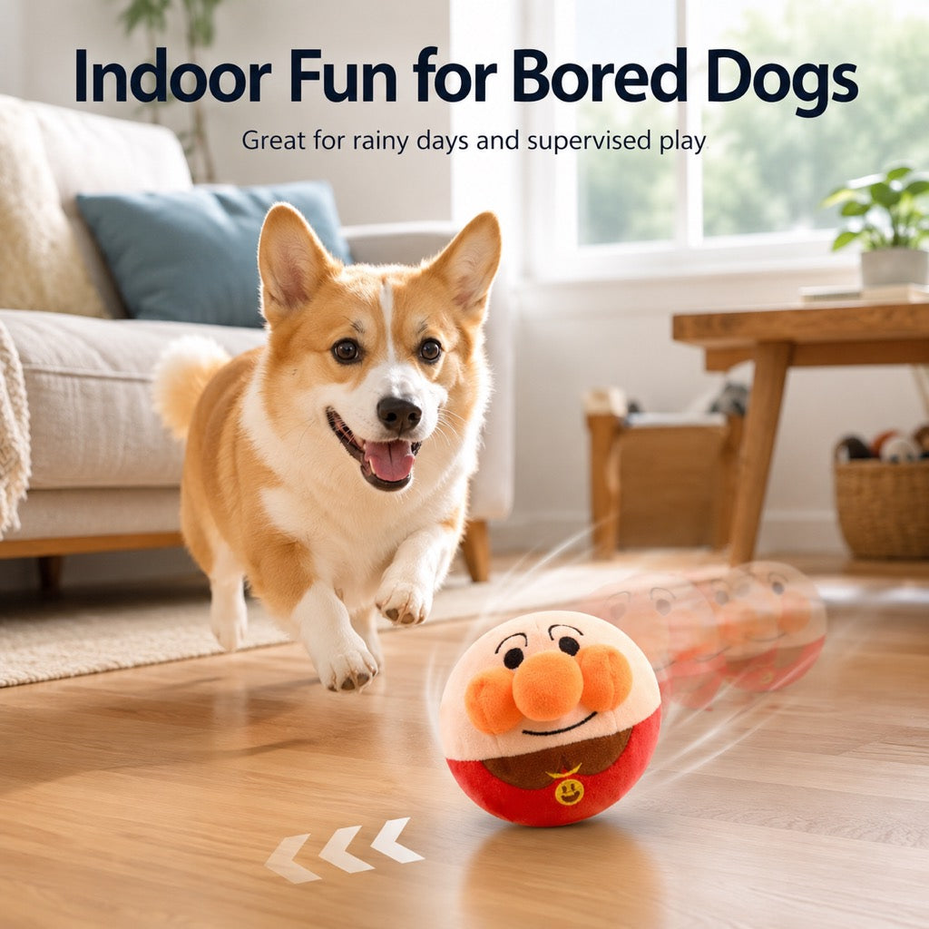 Electric Bouncing Plush Dog Toy – Indoor Chase Fun