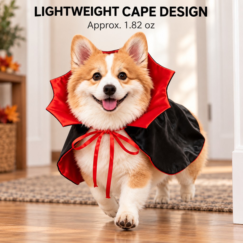 Vampire Dog Cape – Easy Halloween Costume