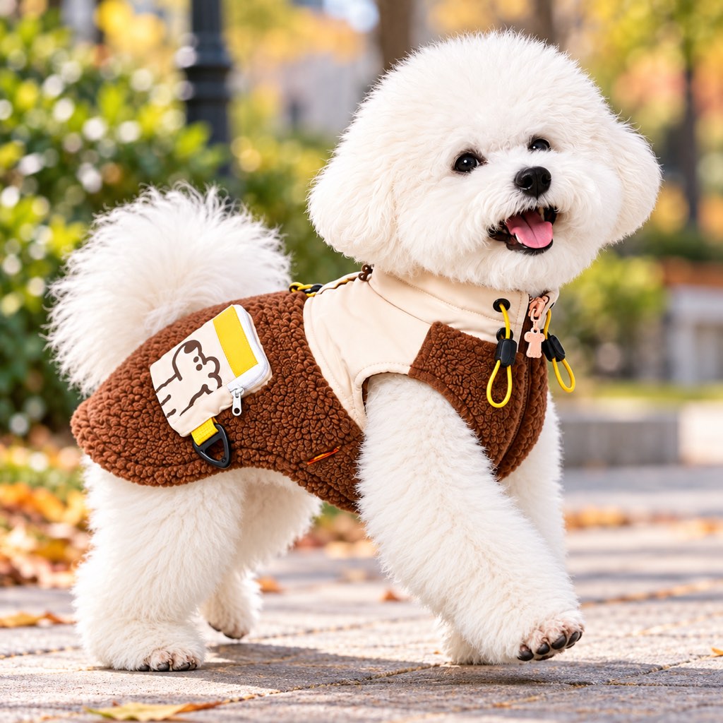 Sherpa Dog Vest – Warm with Leash D-Ring