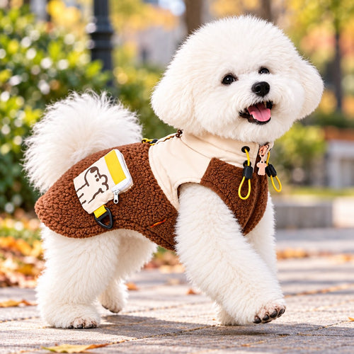 Sherpa Dog Vest – Warm with Leash D-Ring