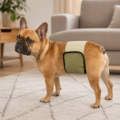 Washable Male Dog Belly Bands 3-Pack – Stops Marking