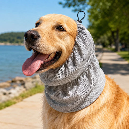 Dog Cooling Snood – Cool Neck & Ears in Summer
