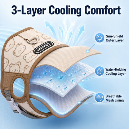 Dog Cooling Sun Vest – Water-Activated Heat Relief