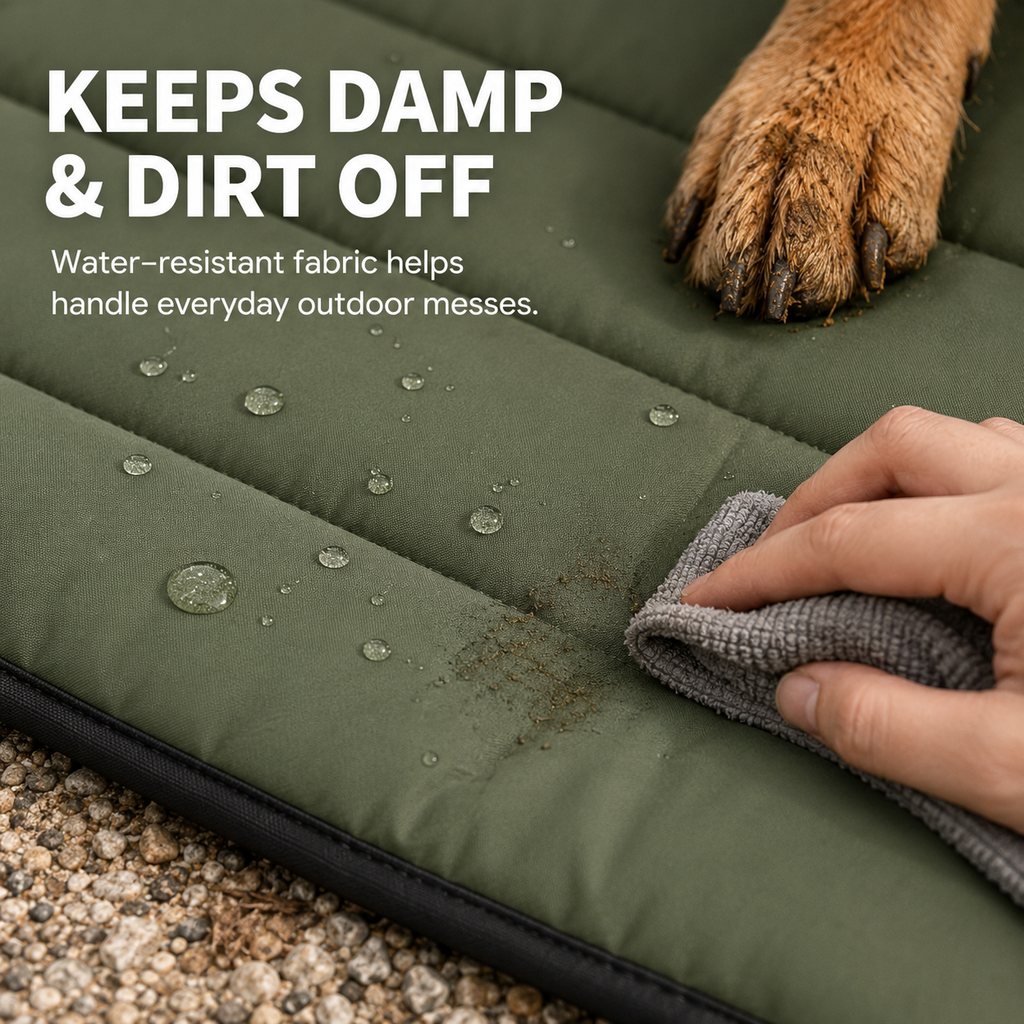 Roll-Up Dog Travel Mat – Off Damp, Dirty Ground