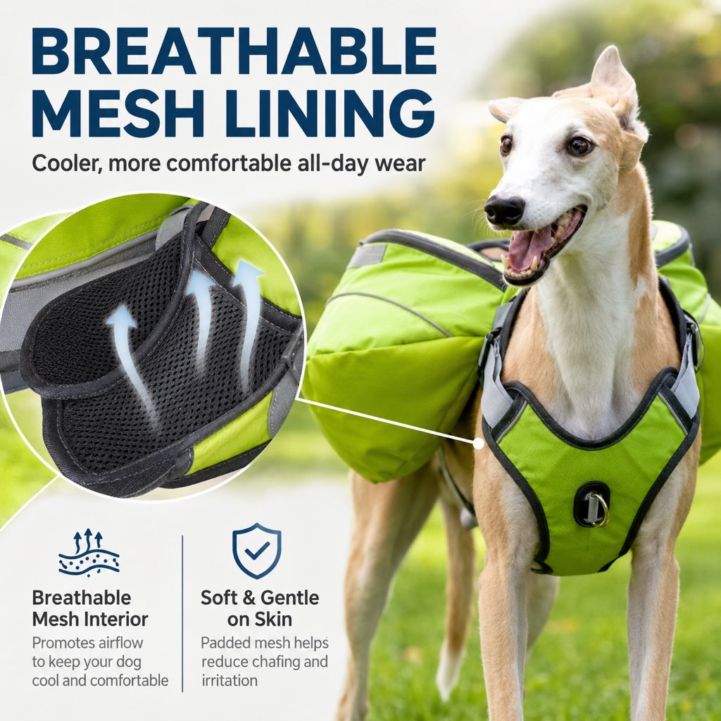 Dog Saddlebag Backpack Harness – Carry Trail Essentials