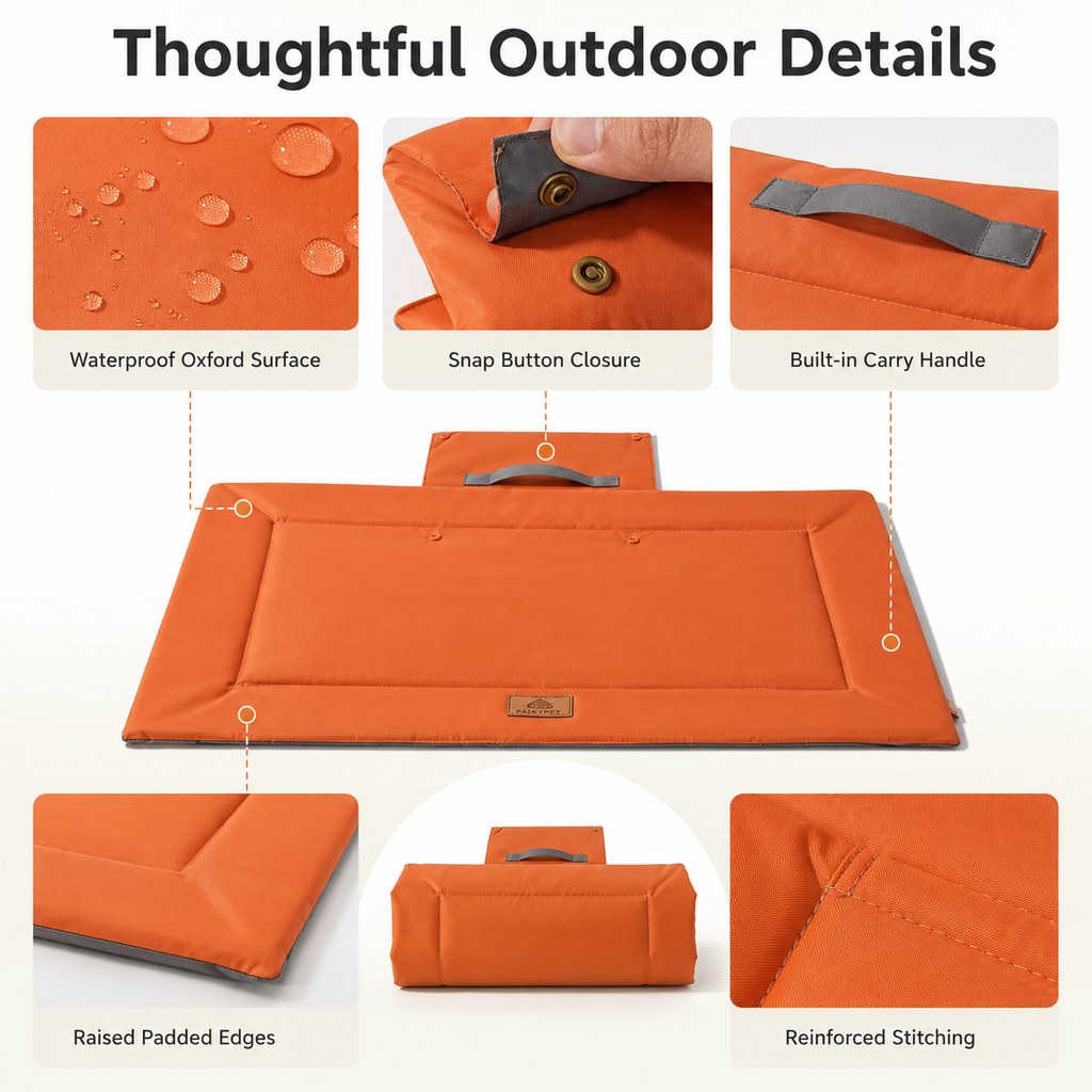 Waterproof Outdoor Pet Mat – Clean, Dry Camping & Trips