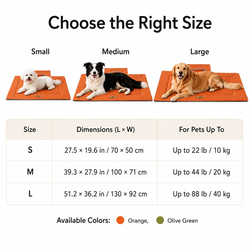 Waterproof Outdoor Pet Mat – Clean, Dry Camping & Trips