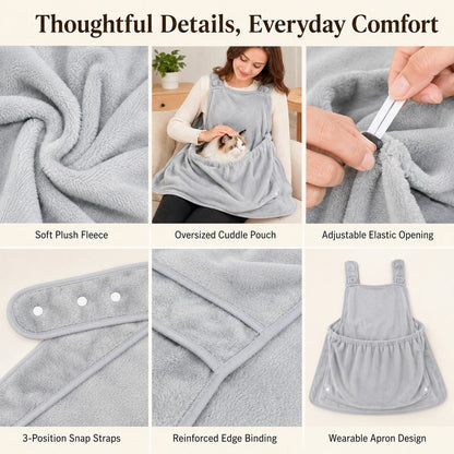 Cat Cuddle Apron – Cozy Lap Pouch, Less Fur