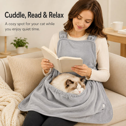 Cat Cuddle Apron – Cozy Lap Pouch, Less Fur