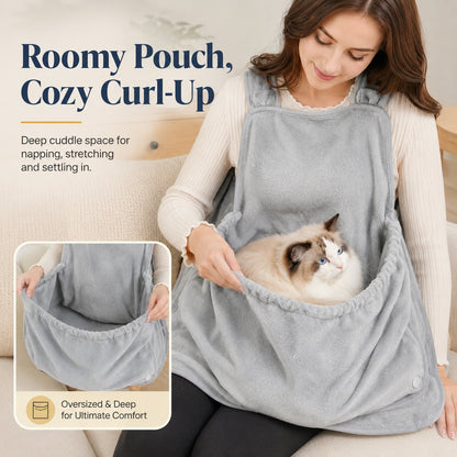 Cat Cuddle Apron – Cozy Lap Pouch, Less Fur