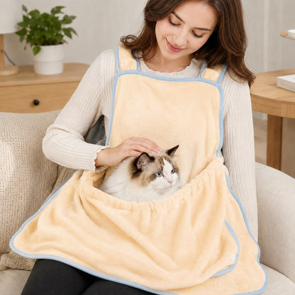 Cat Cuddle Apron – Cozy Lap Pouch, Less Fur