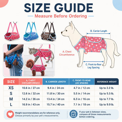 Wearable Pet Carrier Harness – Hands-Free Carry