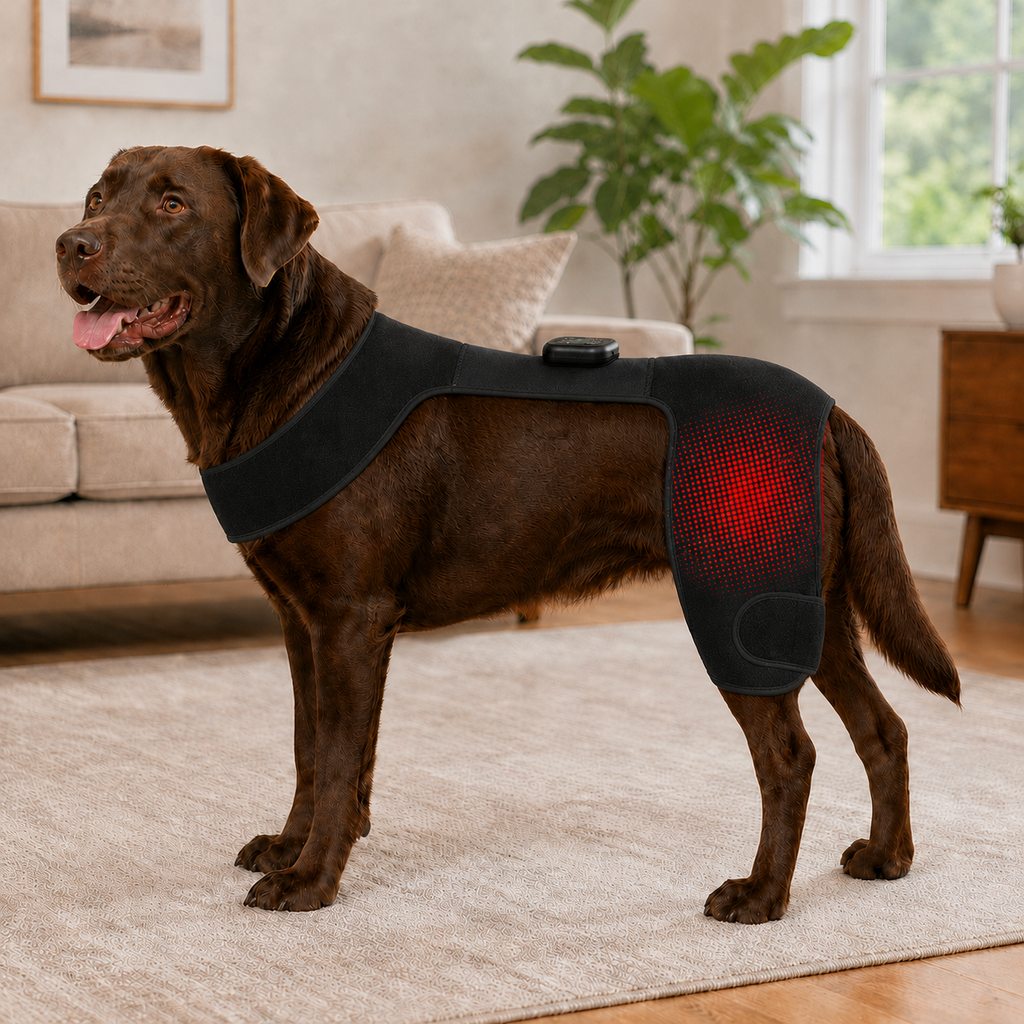 Red Light Dog Hip Wrap – Hands-Free Home Care