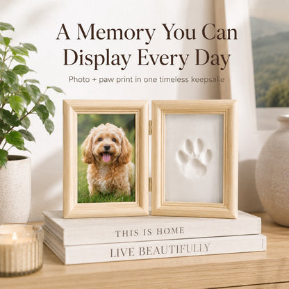 Pet Paw Print Frame Kit – DIY Keepsake Memories