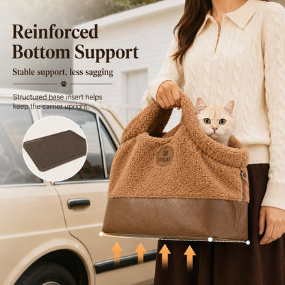 Sherpa Pet Carrier Tote – Warm & Stable