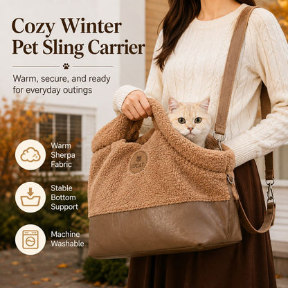Sherpa Pet Carrier Tote – Warm & Stable