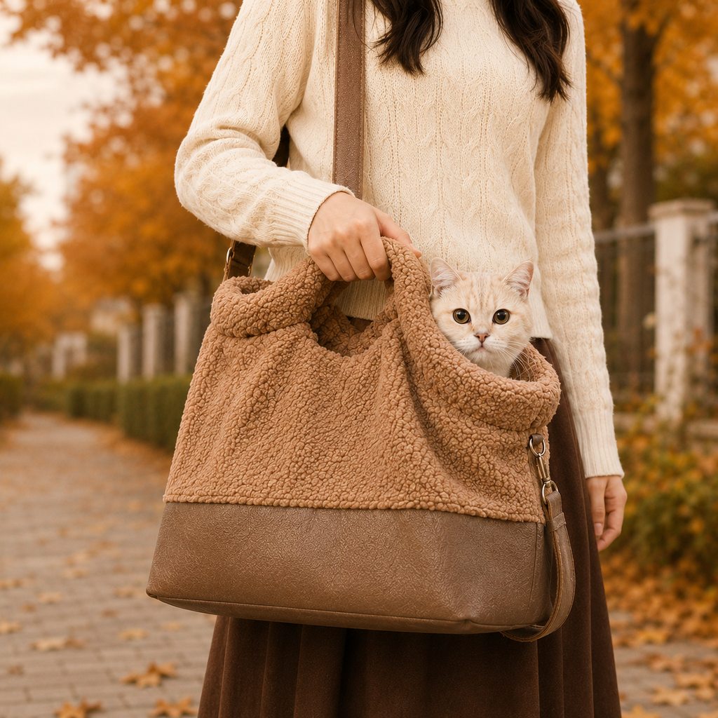 Sherpa Pet Carrier Tote – Warm & Stable