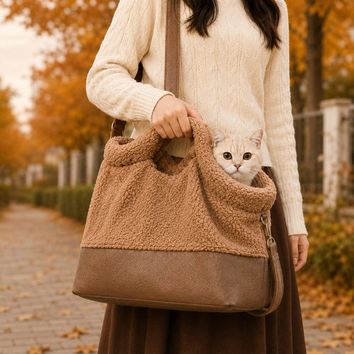 Sherpa Pet Carrier Tote – Warm & Stable