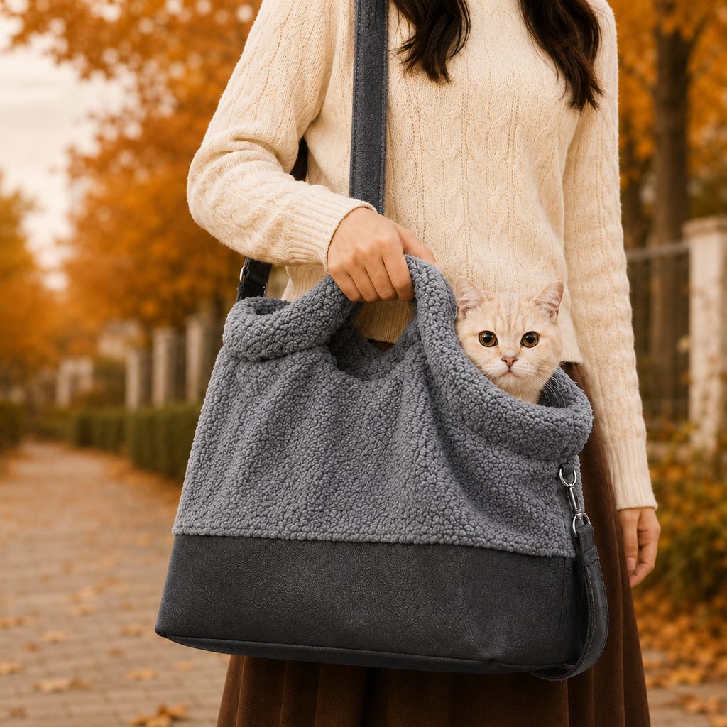 Sherpa Pet Carrier Tote – Warm & Stable
