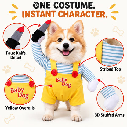 Horror Doll Dog Costume – Instant Spooky Look
