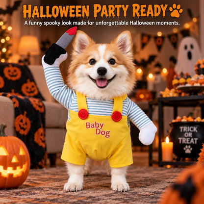 Horror Doll Dog Costume – Instant Spooky Look