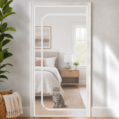 Zippered Mesh Pet Door Barrier – Keep Cats in Rooms